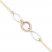 Anklet 14K Tri-Color Gold