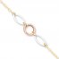 Anklet 14K Tri-Color Gold