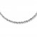 Rope Necklace 14K White Gold 22" Length