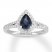 Neil Lane Sapphire Engagement Ring 1/2 ct tw Diamonds 14K Gold