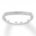 Diamond Wedding Band 1/20 ct tw 10K White Gold