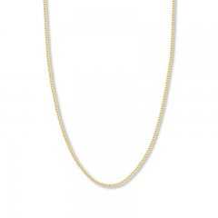 24" Curb Chain 14K Yellow Gold Appx. 3.7mm