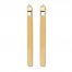 Rectangular Hoop Earrings 10K Yellow Gold