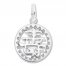 Happiness Symbol Sterling Silver Charm