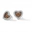 Le Vian Diamond Heart Earrings 1/2 ct tw 14K Vanilla Gold