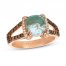 Le Vian Aquaprase Ring 1/2 ct tw Diamonds 14K Strawberry Gold