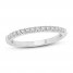 Diamond Wedding Band 1/4 ct tw 10K White Gold