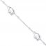 Elephant Anklet Sterling Silver 9" Length