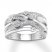 Diamond Ring 1/2 ct tw Round-cut 10K White Gold