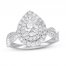 Neil Lane Diamond Engagement Ring 1-1/2 ct tw 14K White Gold