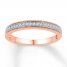 Diamond Anniversary Band 1/10 ct tw Round-cut 10K Rose Gold
