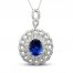 Le Vian Couture Tanzanite Necklace 1-5/8 ct tw Diamonds Platinum 18"