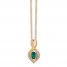Le Vian Natural Emerald Necklace 1/5 ct tw Diamonds 14K Gold