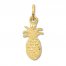 Pineapple Charm 14K Yellow Gold