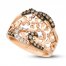 Le Vian Chocolatier Diamond Ring 1/2 ct tw 14K Strawberry Gold
