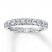 Diamond Wedding Band 1/2 ct tw Round-cut 14K White Gold