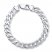 Men's Curb Chain Bracelet Sterling Silver 8.5" Length