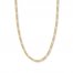 20" Figaro Link Chain 14K Yellow Gold Appx. 4.7mm