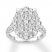 Diamond Engagement Ring 2-1/5 ct tw Round-cut 14K White Gold