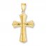 Cross Charm 14K Yellow Gold