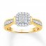 Diamond Engagement Ring 1/2 carat tw 10K Gold