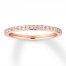 Previously Owned Diamond Wedding Band 1/6 ct tw 14K Rose Gold