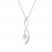 Diamond Star Necklace 1/20 ct tw Round-Cut Sterling Silver 19"