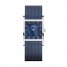 BERING Women's 10426-307-S Classic Stainless Tank Blue Mesh Strap Watch