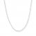 Singapore Chain Necklace 14K White Gold 20" Length