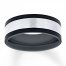 Men's Wedding Band Stainless Steel/Black Ion-Plating 8mm