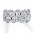 Diamond Ring 1-1/4 ct tw Round-cut 14K White Gold