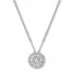 Emmy London Diamond Necklace 1/6 ct tw Sterling Silver