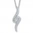 Previously Owned Ever Us Diamond Necklace 1 cttw 14K White Gold