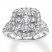 Diamond Engagement Ring 1-1/2 ct tw Round-cut 14K White Gold