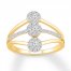 Diamond Ring 1/3 ct tw Round-cut 10K Yellow Gold