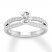 Diamond Engagement Ring 1-1/4 ct tw Round-cut 14K White Gold