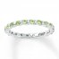 Stackable Ring Peridots Sterling Silver
