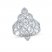 Diamond Lace Ring 1 ct tw Round-cut 10K White Gold