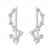 Diamond Constellation Earring Climbers Sterling Silver