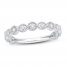 Diamond Anniversary Ring 1/10 ct tw Round-cut 10K White Gold