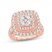 Diamond Engagement Ring 2 ct tw Round-Cut 14K Rose Gold