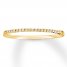 Diamond Anniversary Band 10K Yellow Gold