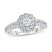 Adrianna Papell Diamond Engagement Ring 5/8 ct tw 14K White Gold