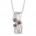 LeVian Milestones Diamond Necklace 5/8 ct tw 14K Vanilla Gold 18"