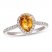 Le Vian Citrine & Diamond Ring 1/3 ct tw 14K Vanilla Gold