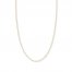 18" Forzatina Chain Necklace 14K Yellow Gold Appx. 1.45mm
