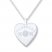 Baseball Mom Heart Sterling Silver Locket Necklace