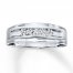 Previously Owned Men's Diamond Band 1/4 ct tw 10K White Gold