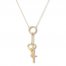 Cross, Heart, and Infinity Necklace 10K Yellow Gold