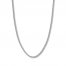 22" Rope Chain 14K White Gold Appx. 4mm